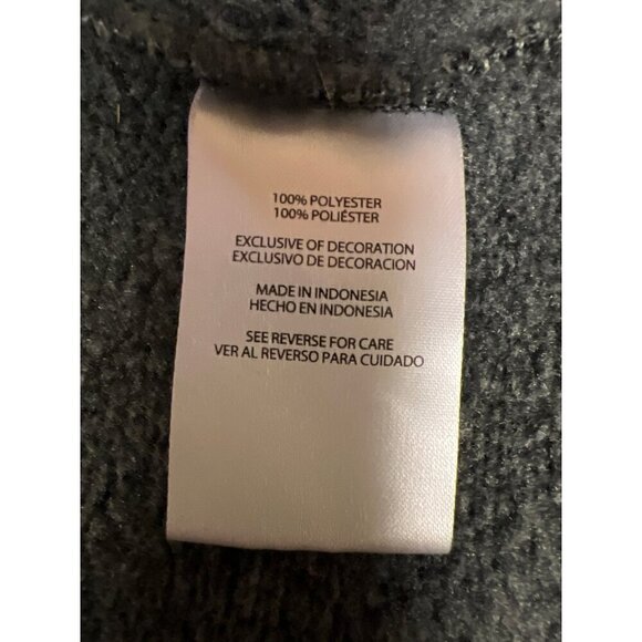 Eddie Bauer Women's Grey Full Zip Fleece Long Sleeve Jacket XXL Outdoors Pockets - Picture 8 of 9